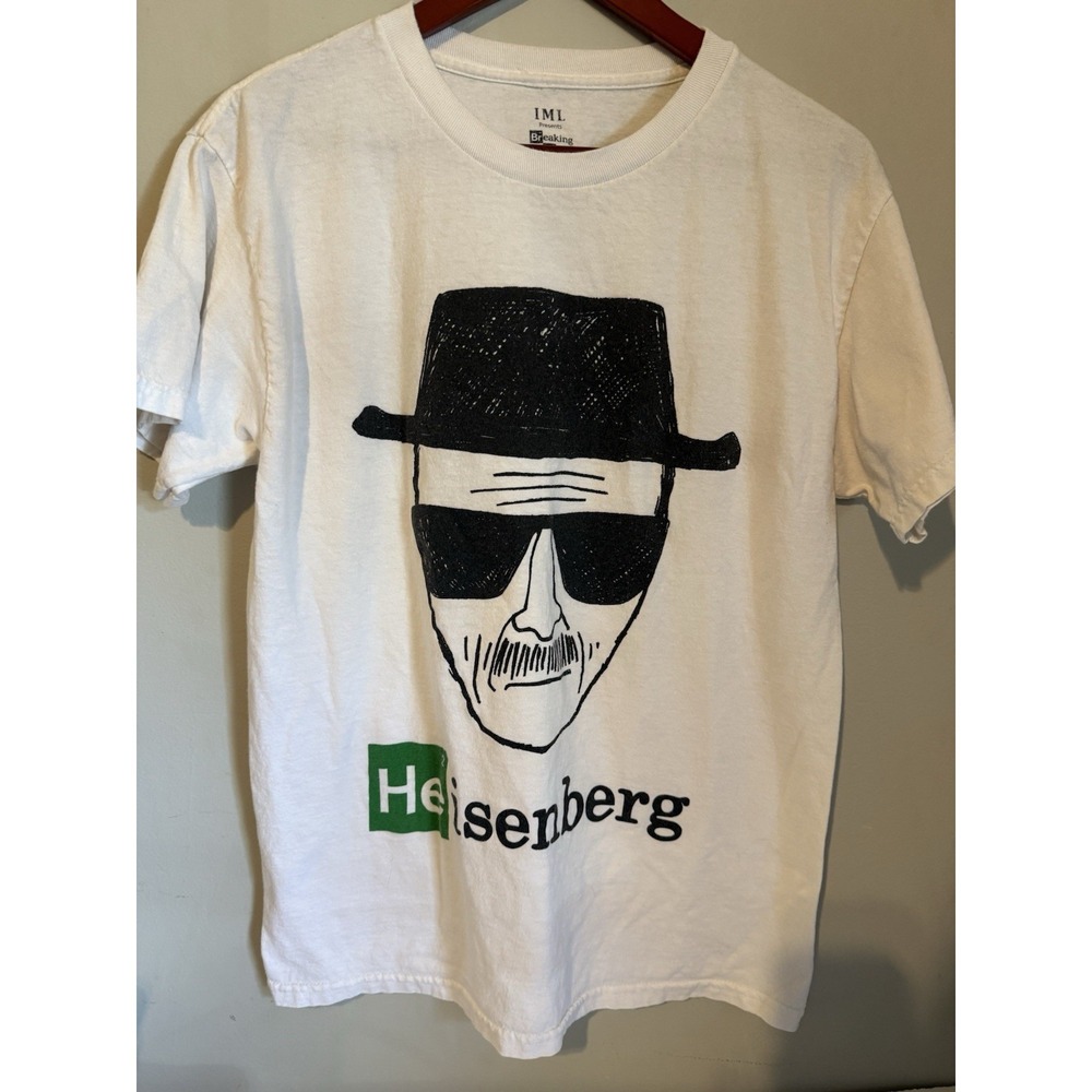 Breaking Bad Men's T-Shirt Walter White Heisenberg Sketch, Size M, 2014